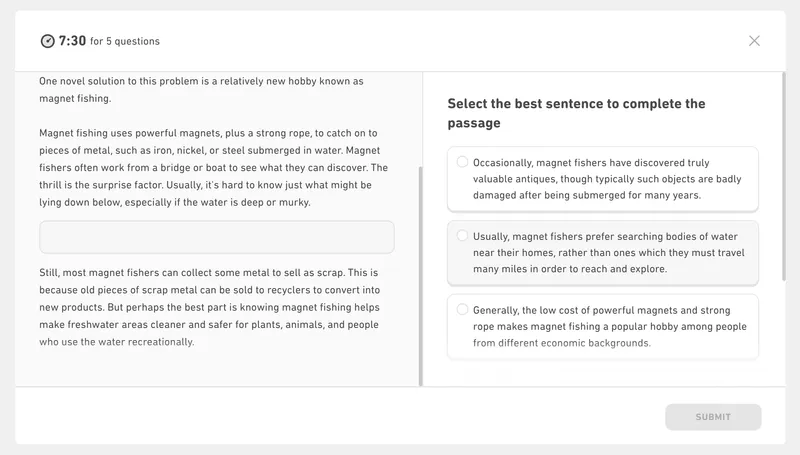 ภาพหน้าจอ UI