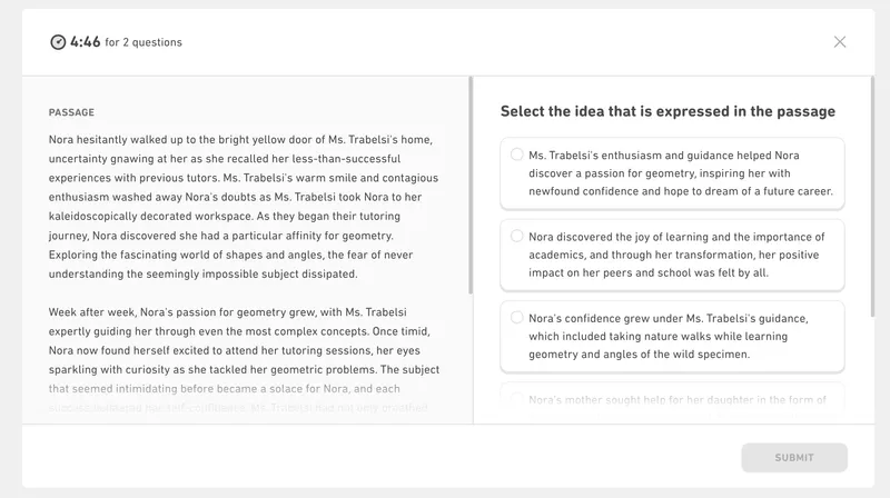 ภาพหน้าจอ UI