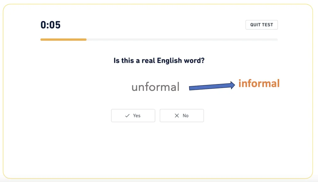 An example of common patterns of frequently misspelled words: informal