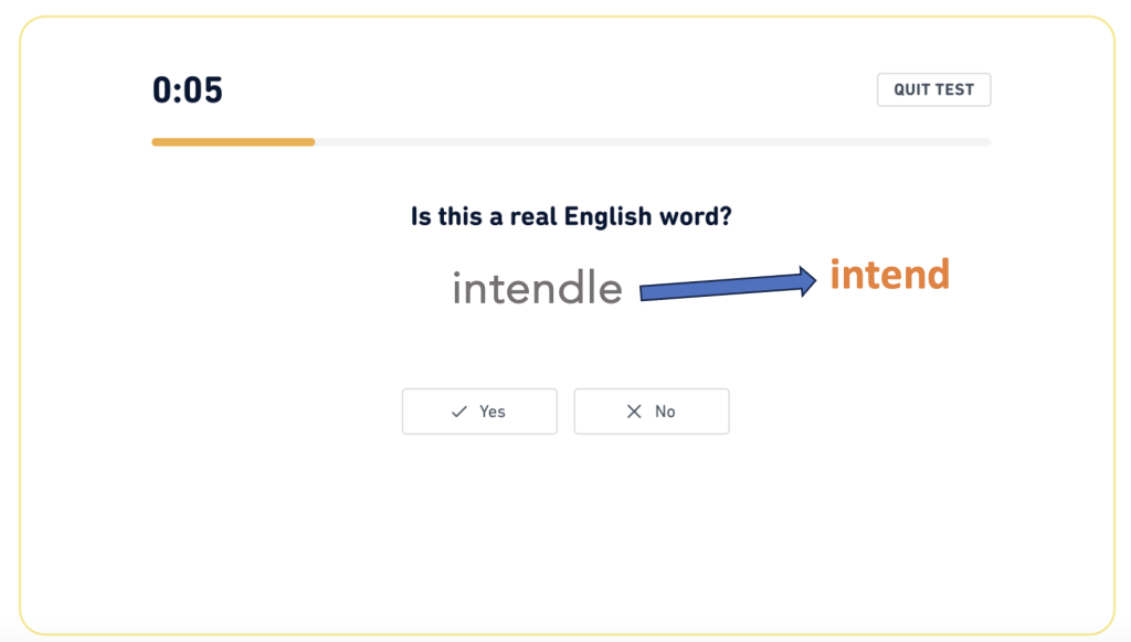 An example of common patterns of frequently misspelled words: intend