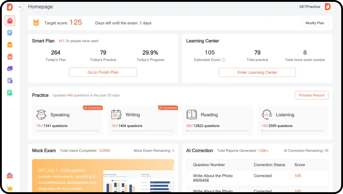 DET Practice: Die beste Übungsplattform für den Duolingo English Test